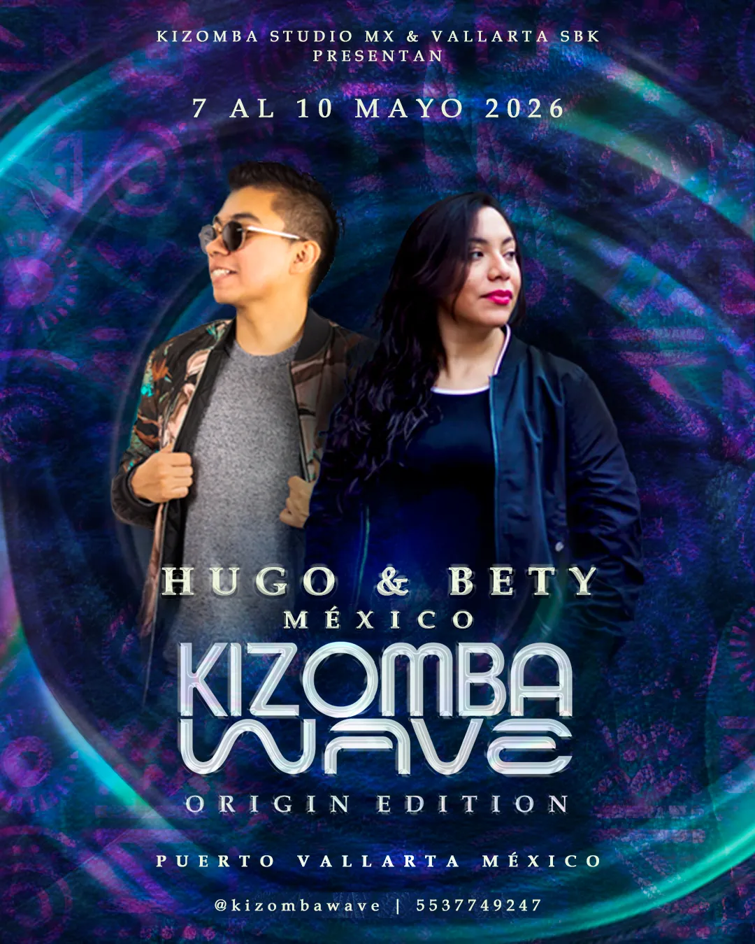 HUGO & BETY — Instructores · México en Kizomba Wave Origin Edition 2026, Puerto Vallarta