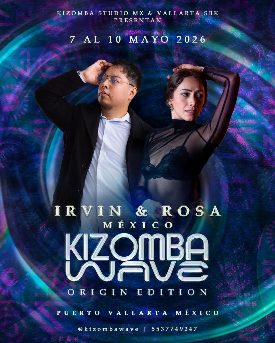 IRVIN & ROSA — Instructores · México en Kizomba Wave Origin Edition 2026, Puerto Vallarta