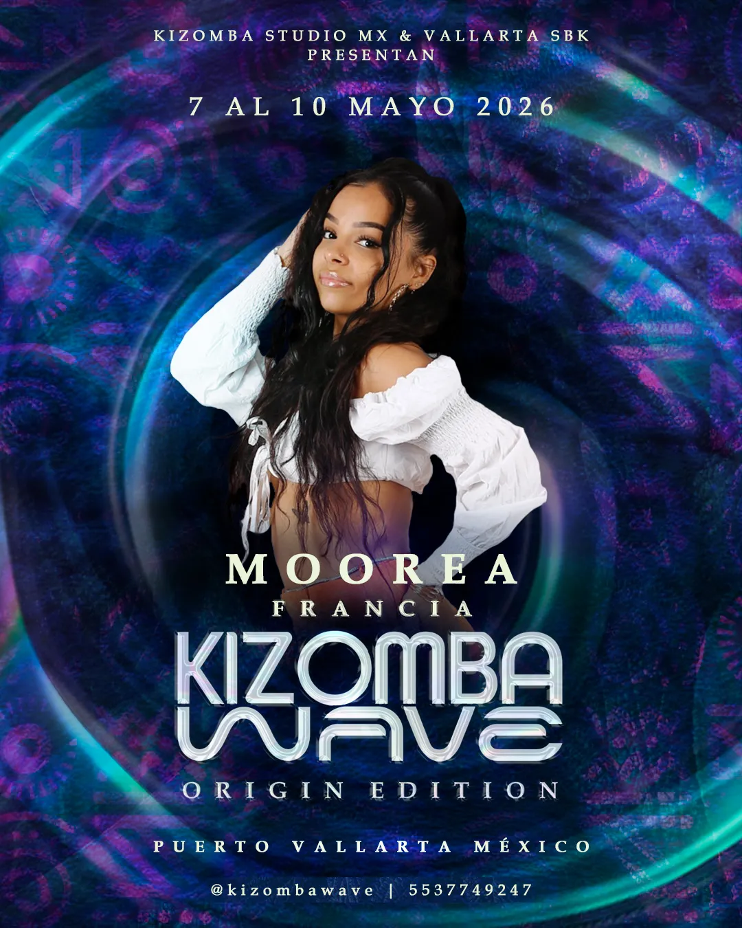 MOOREA — Instructora · Francia en Kizomba Wave Origin Edition 2026, Puerto Vallarta