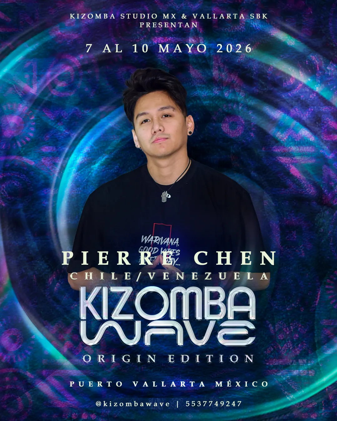 PIERRE CHEN — Instructor · Venezuela / Chile en Kizomba Wave Origin Edition 2026, Puerto Vallarta