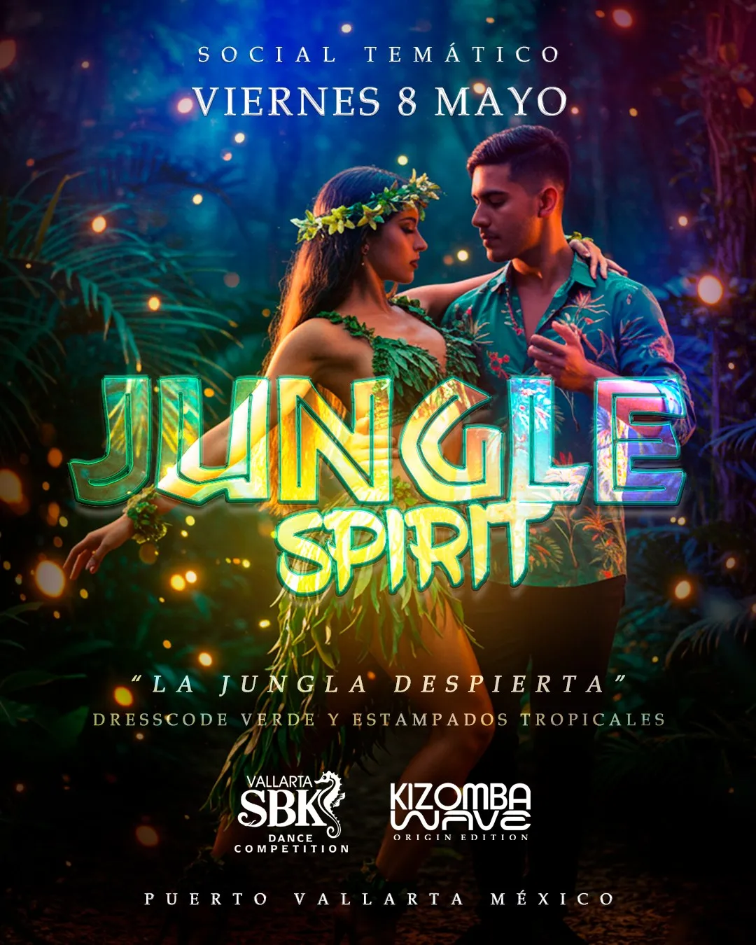 JUNGLE SPIRIT — Dress code Viernes 8 de Mayo · Social Temático